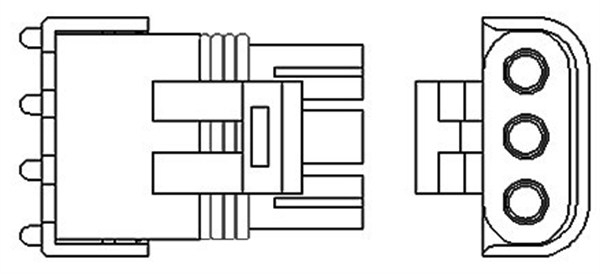 Sonda lambda potrivit CHEVROLET BLAZER S10, CORVETTE, S10; RENAULT 11, 19 I, 19 I CHAMADE, 19 II, 19 II CHAMADE, 21, 25, CLIO I, ESPACE II, LAGUNA I 1.2-5.7 1980-2003 - (numar fire 3, 375mm) [3]