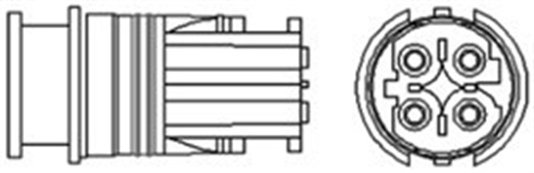 Sonda lambda (numar fire 4, 1020mm) potrivit BMW 3 (E46), 5 (E39), 7 (E38), Z4 (E85) 2.0-3.0 08.95-12.07