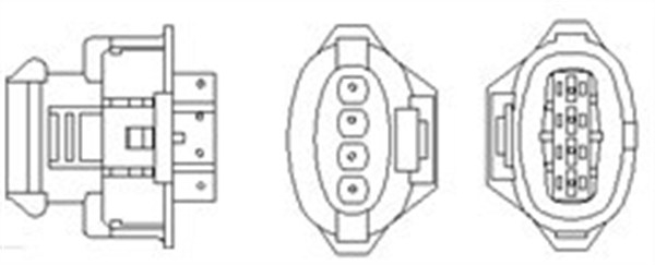 Sonda lambda (numar fire 4, 1500mm) potrivit FIAT CROMA 2.2 06.05-12.10