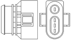 Sonda lambda (numar fire 4, 575mm) potrivit AUDI A6 C4; SEAT CORDOBA, CORDOBA VARIO, IBIZA II, IBIZA III, INCA; VW CADDY II, CADDY II MINIVAN, GOLF III, POLO 1.4 1.6 1.8 10.91-11.09