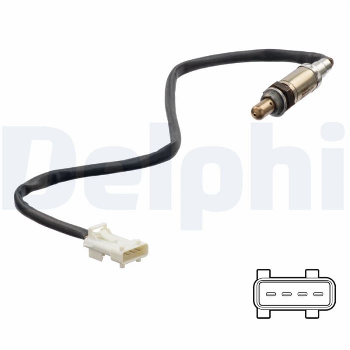 Sonda lambda (numar fire 4, 185 555 565mm) potrivit CITROEN BERLINGO MINIVAN, SAXO, XSARA, XSARA HATCHBACK, XSARA KOMBI; FIAT FIORINO; FSO POLONEZ III; KIA SORENTO I 1.4-2.4 09.92-