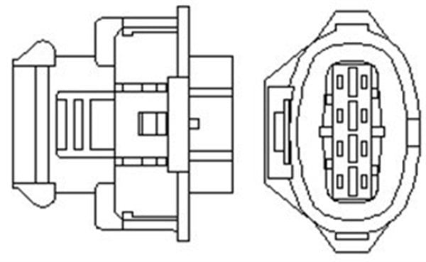 Sonda lambda (numar fire 4, 300mm) potrivit OPEL ASTRA G, ASTRA G KOMBI 1.6 09.00-04.05