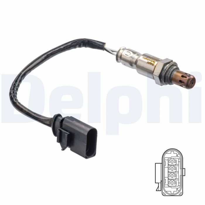 Sonda lambda (numar fire 4, 310mm) potrivit SEAT TOLEDO IV; SKODA FABIA II, RAPID, ROOMSTER; VW GOLF VI, JETTA IV 1.2 1.6 09.06-