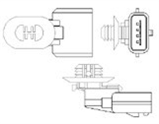 Sonda lambda (numar fire 4, 470mm) potrivit DACIA DUSTER, DUSTER SUV, SANDERO; RENAULT CLIO III, FLUENCE, GRAND SCENIC III, KANGOO EXPRESS, LATITUDE, MEGANE, MEGANE II 1.6-2.0ALK 01.07-