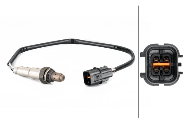 Sonda lambda (numar fire 4, 410mm) potrivit VOLVO V40; MITSUBISHI COLT V, DELICA SPACE GEAR, GALANT VIII, L200, L400, LANCER VI, LANCER VII, OUTLANDER I, OUTLANDER II 1.3-3.0 12.90-