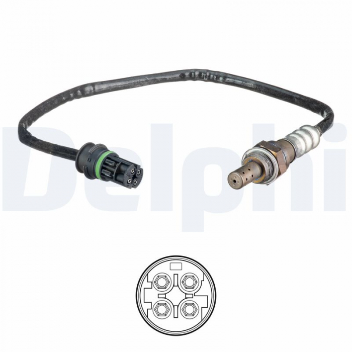 Sonda lambda potrivit VOLVO S60 I, V40; AUDI A6 C5; BMW 1 (E81), 1 (E87), 3 (E90), 3 (E91), X3 (E83), Z4 (E85); CHEVROLET AVEO / KALOS, EPICA, SPARK 1.0-5.7 dupa 1988 - (numar fire 4, 430/460mm) [3]
