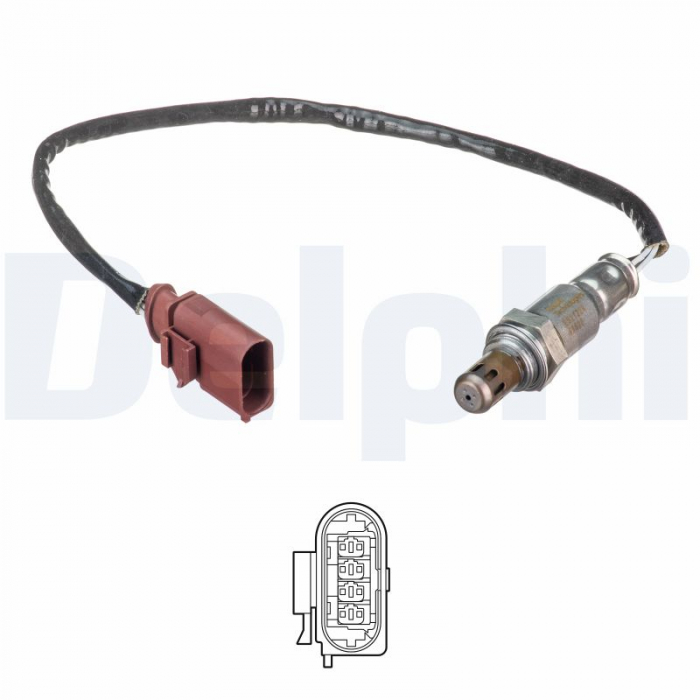 Sonda lambda (numar fire 4, 450mm) potrivit AUDI A1; SEAT IBIZA IV, IBIZA IV SC, IBIZA IV ST, TOLEDO IV; SKODA FABIA III, RAPID; VW POLO, POLO V 1.0 08.14-