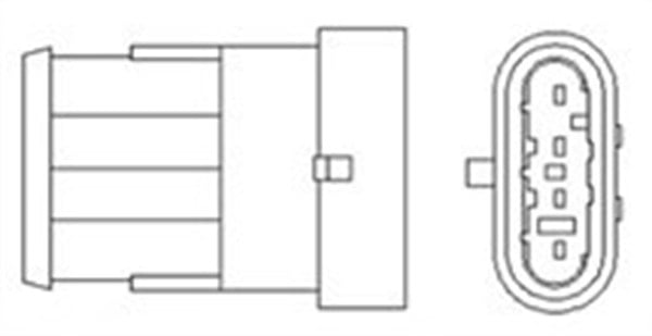 Sonda lambda (numar fire 4, 450mm) potrivit CHEVROLET EPICA; FIAT DOBLO, DOBLO/MINIVAN, PALIO; KIA SORENTO I; LANCIA LYBRA; NISSAN X-TRAIL I 1.2-2.4 07.97- [2]
