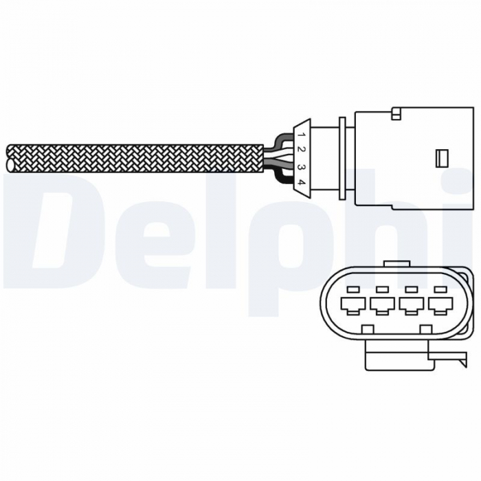 Sonda lambda potrivit AUDI A3; CHEVROLET EPICA; KIA SORENTO I; NISSAN X-TRAIL I; SEAT ALTEA, ALTEA XL, CORDOBA, IBIZA III, IBIZA IV, IBIZA IV SC, LEON 1.2-2.4 dupa 2001 - (numar fire 4, 480mm) [2]