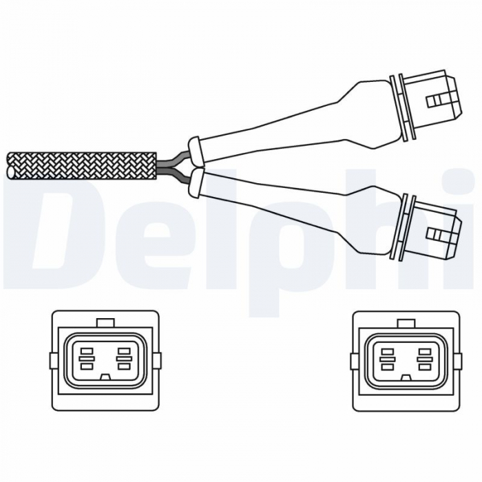 Sonda lambda (numar fire 4, 520mm) potrivit PEUGEOT 205 I, 205 II, 309 I, 309 II, 405 I 1.1-1.9 06.87-09.98 [3]