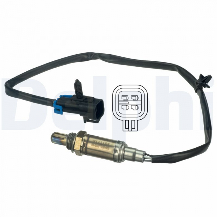 Sonda lambda (numar fire 4, 606mm) potrivit VOLVO S60 I, V50, XC90 I; CHEVROLET EPICA; DAIHATSU CUORE VI, SIRION; FIAT SEDICI; HONDA CIVIC VI, CIVIC VII, HR-V; LEXUS IS I 1.0-4.4 07.90- [2]
