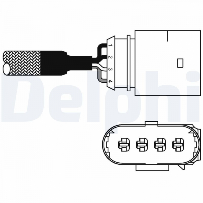 Sonda lambda potrivit AUDI A3, A4 B5, A4 B7, A6 C5, A6 C6, R8, R8 SPYDER, TT; CHEVROLET CRUZE, EPICA, ORLANDO; FIAT TALENTO; KIA SORENTO I; MAZDA CX-7 1.0-5.2 dupa 1993 - (numar fire 4, 730mm) [2]