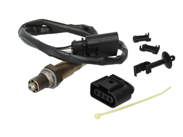 Sonda lambda (numar fire 4, 760mm) potrivit AUDI A3, A4 B6, A6 C5, TT; PORSCHE CAYENNE; SEAT CORDOBA, IBIZA III, IBIZA IV, IBIZA IV SC, LEON; SKODA FABIA I 1.0-4.5 10.94-05.15