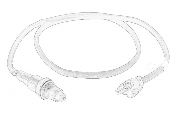 Sonda Lambda (numar fire 4, 991mm) (dupa convertor catalitic) potrivit FORD FIESTA VII, KUGA II 1.0 1.5 09.14-