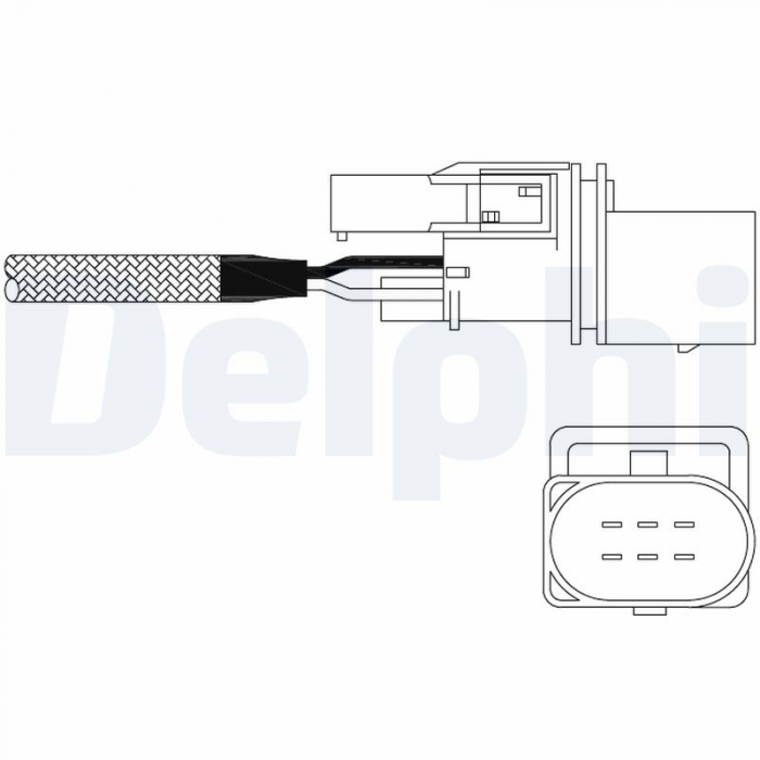 Sonda lambda (numar fire 5, 340mm) potrivit AUDI A2; SKODA FABIA I, FABIA I PRAKTIK, OCTAVIA I, OCTAVIA II, SUPERB I; VW BORA, BORA I, CADDY III, CADDY III MINIVAN 1.0-2.8 08.99-12.10