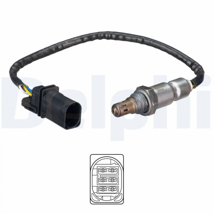 Sonda lambda (numar fire 5, 360mm) potrivit FIAT DUCATO 2.3D 08.06-