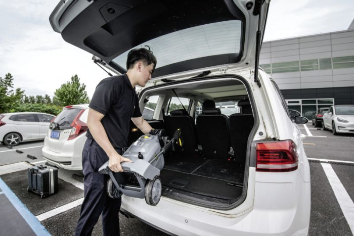 Spalator de inalta presiune HD 4/10 Classic *Clasa KAP: super 400 l/ora, 145 bar, varf motor: inductiv, tambur [4]