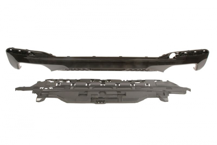 Spoier bara spate model pachet M negru cu 2 iesiri esapament sedan potrivit BMW Seria 5 G30 dupa 2018 [2]