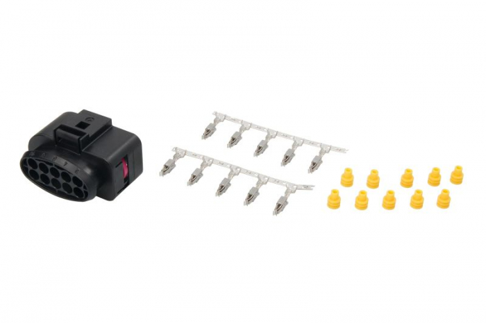 Stecher cu mufa metalica numar pini: 10, kit reparatie [2]