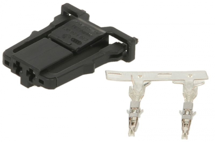 Stecher cu mufa metalica numar pini: 2, kit reparatie [2]