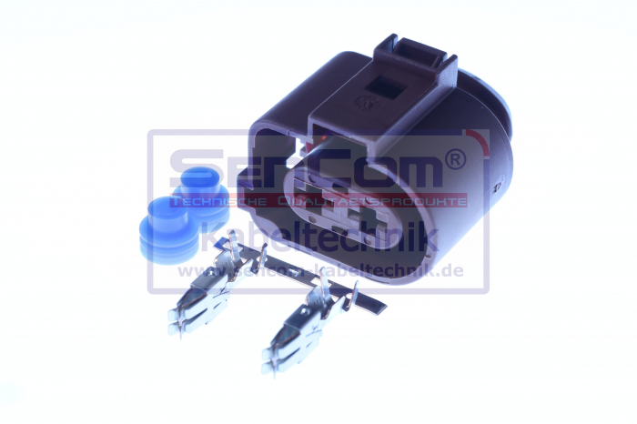 Stecher cu mufa metalica numar pini: 2, kit reparatie [3]