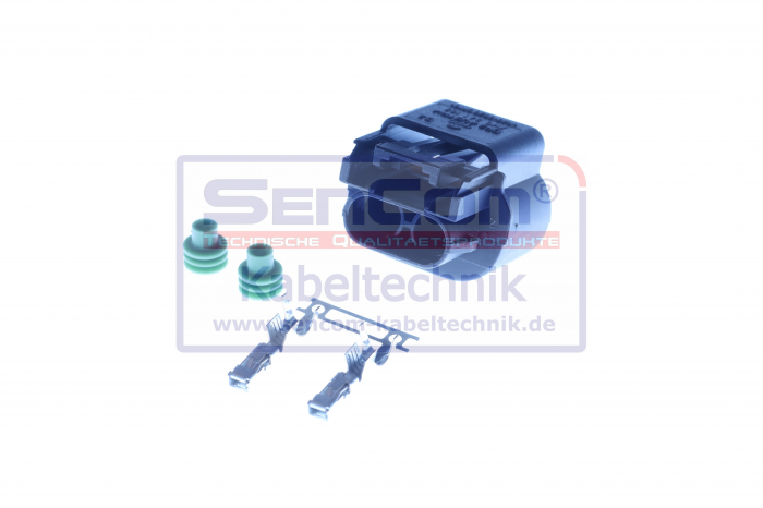 Stecher cu mufa metalica numar pini: 2, kit reparatie [4]