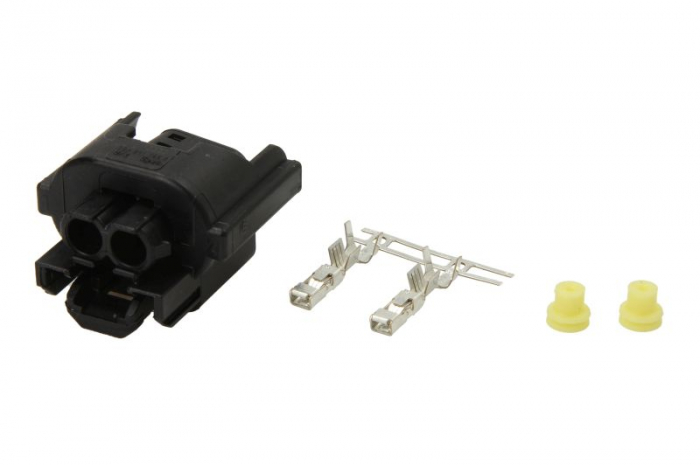 Stecher cu mufa metalica numar pini: 2, kit reparatie [2]