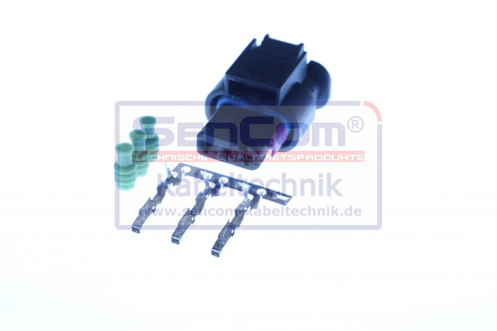 Stecher cu mufa metalica numar pini: 3, kit reparatie [3]