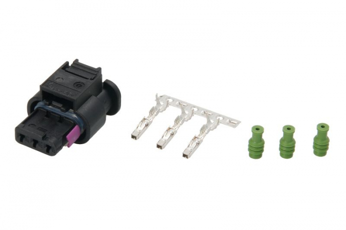 Stecher cu mufa metalica numar pini: 3, kit reparatie [1]