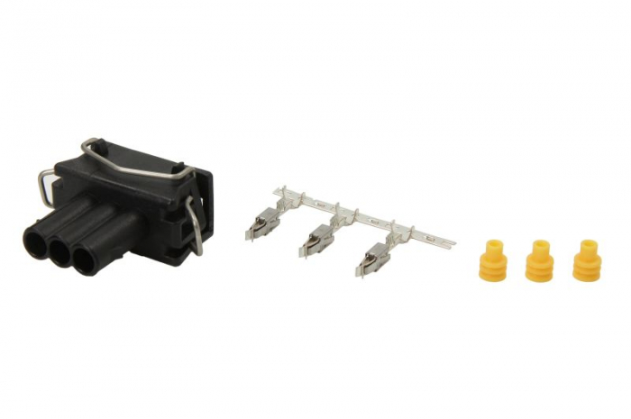Stecher cu mufa metalica numar pini: 3, kit reparatie [2]