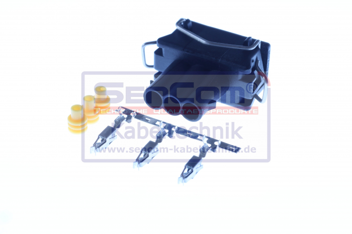Stecher cu mufa metalica numar pini: 3, kit reparatie [4]
