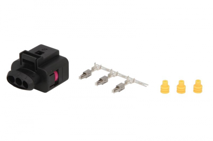 Stecher cu mufa metalica numar pini: 3, kit reparatie [2]