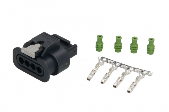 Stecher cu mufa metalica numar pini: 4, kit reparatie [2]