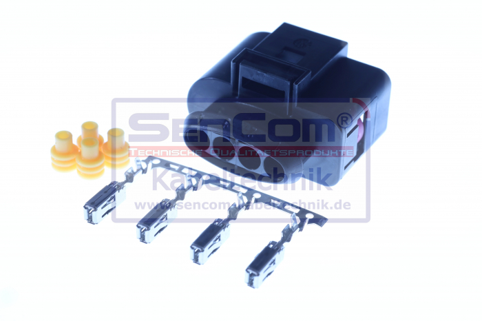 Stecher cu mufa metalica numar pini: 4, kit reparatie [4]