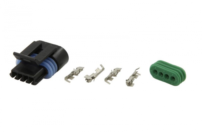 Stecher cu mufa metalica numar pini: 4, kit reparatie [2]