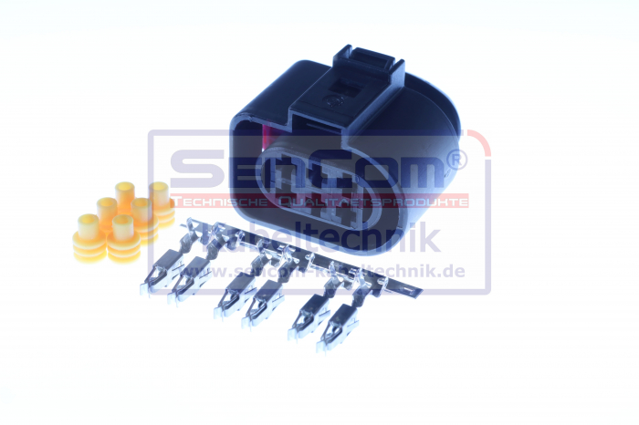 Stecher cu mufa metalica numar pini: 6, kit reparatie [3]