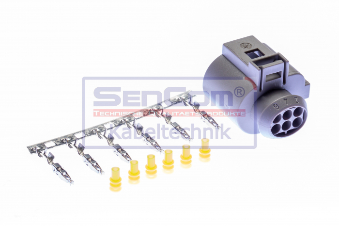 Stecher cu mufa metalica numar pini: 6, kit reparatie [4]