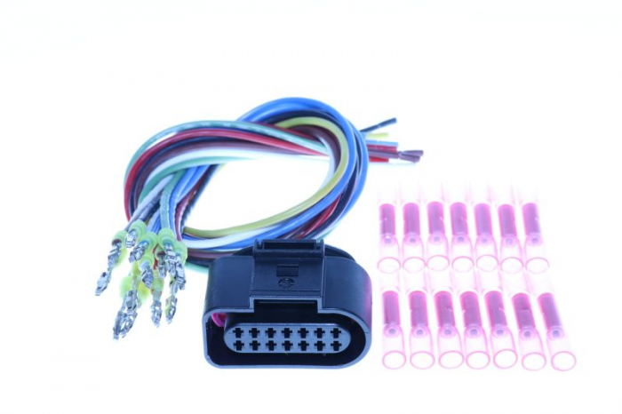 Stecher metalic, numar pini: 14 potrivit AUDI A3, A4 ALLROAD B8, A4 B5, A4 B6, A4 B7, A4 B8, A5, A6 ALLROAD C6, A6 ALLROAD C7, A6 ALLROAD C8, A6 C5, A6 C6, A6 C7, A6 C8, A7, A8 D3 02.93- [1]