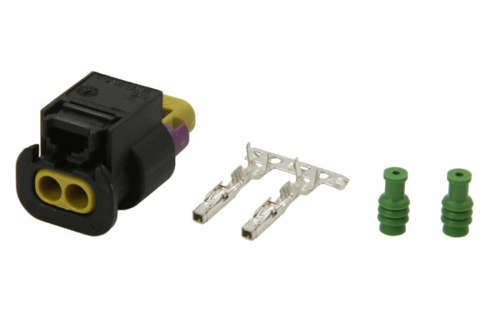 Stecher metalic, numar pini: 2, Kit reparare, potrivit AUDI; SEAT; SKODA; VW [2]