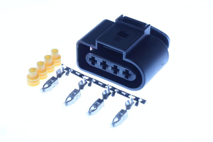 Stecher metalic, numar pini: 4, Kit reparare, potrivit AUDI; SEAT; SKODA; VW [3]