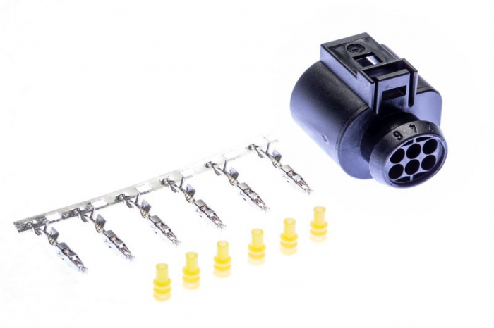 Stecher metalic, numar pini: 6, Kit reparare, potrivit AUDI; HYUNDAI; KIA; SEAT; SKODA; VW potrivit AUDI A4 B5, A4 B6; VW GOLF IV 11.94-12.04 [4]