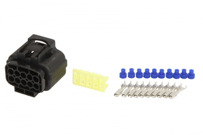 Stecher potrivit SCANIA G I, P I, P,G,R,T, R I, T dupa 2003 - (numar pini: 10, forma mufa: dreptunghiular, conector mama, pentru far) [2]