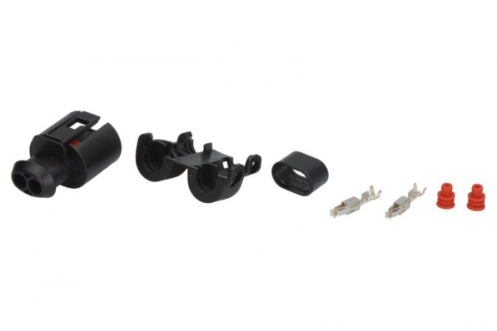 Stecher potrivit MAN TGA, TGL I, TGM I dupa 2000 - (numar pini: 2, forma mufa: oval, conector mama, JPT, pentru lampi indicatoare; pentru lampi LC8) [2]