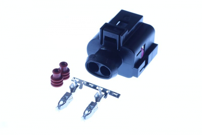 Stecher, numar pini: 2, kit reparatie, potrivit AUDI; SEAT; SKODA; VW [2]