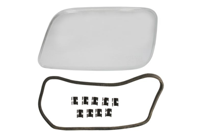 Sticla far Stanga (cu garnituri, cu garnitura si agrafe) potrivit MERCEDES ACTROS MP2 / MP3 10.02- [1]