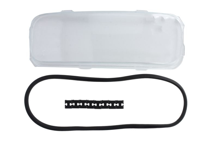 Sticla far Stanga (cu garnituri, cu garnitura si agrafe) potrivit MERCEDES ATEGO 2, ATEGO 3 10.04-