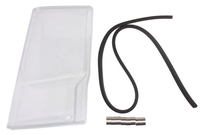 Sticla far Stanga (cu garnituri, cu garnitura si agrafe) potrivit VOLVO FH12 09.01-