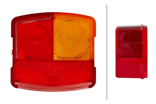Sticla far Stanga (P21W/R10W, Dispersor lampa etansata in spate) potrivit DEUTZ FAHR D, DX 01.68- [3]