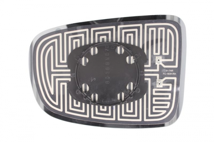 Sticla oglinda dreapta incalzita, crom FORD TRANSIT intre 1994-2000 [2]