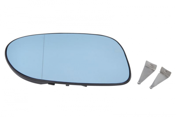 Sticla oglinda laterala Dreapta (asferica, albastru) potrivita MERCEDES A (W168), SLK (R170) 09.96-08.04 07.97-08.04